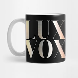 light and voice Mug